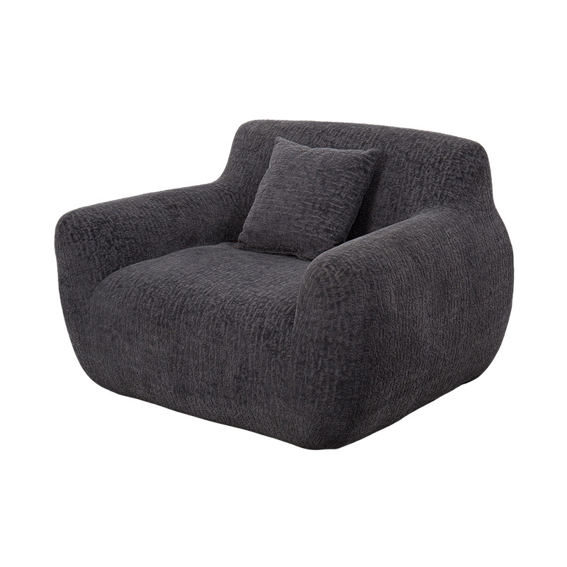 Full-Foam Hug-Style Single Sofa na may Heavy Chenille Fabric at Subtle Jacquard Pattern Full-Foam Hug-Style Single Sofa na may Heavy Chenille Fabric at Subtle Jacquard Pattern