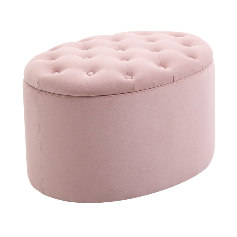 Maliit na Makukulay na Bread-Shaped Fabric Storage Stool